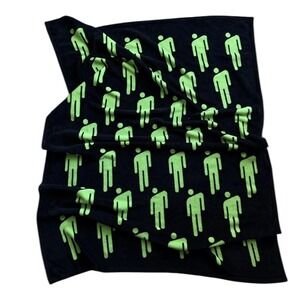 RARE! Sold Out 2019 Billie Eilish Plush Tour Blanket Throw All Over Print